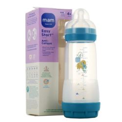 Mam easy start anti colique 2 x 320 ml sable et bleu