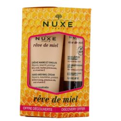 Nuxe crème mains et stick lèvres rêve de miel