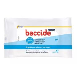 Baccide lingettes mains et surfaces X32