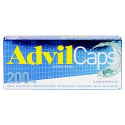 Advil caps 200mg 16 capsules