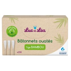 Luc-Léa bâtonnets ouatés tige bambou x200