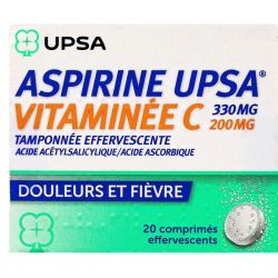 Aspirine Upsa Vit C x 20