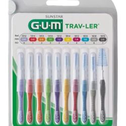 GUM TRAV-LER Brossettes multipack x 10