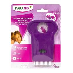 Paranix Peigne Metal 3En1