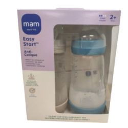 Mam easy start anti colique 260 ml x 2 sable et bleu