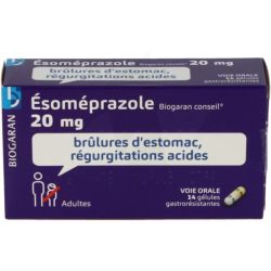 Esoméprazole 20mg 14 gélules gastrorésistantes