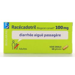 Racécadotril 100mg 10 gélules