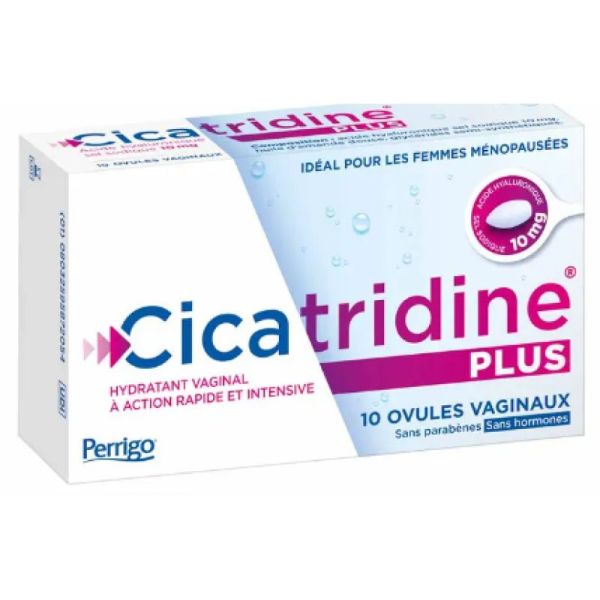 Cicatridine Plus Ovules Vaginaux Hydratant Action Rapide x10