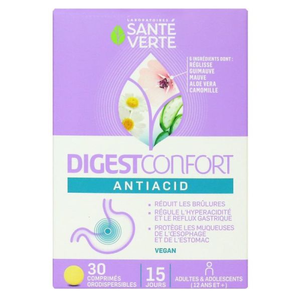 DigestConfort Antiacid 30 comprimés orodispersibles