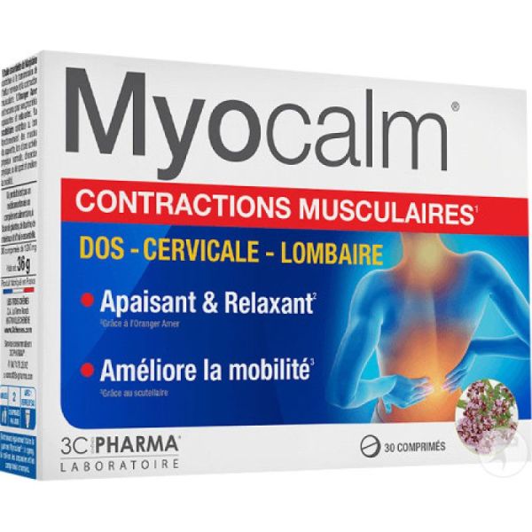 Myocalm contraction musculaires