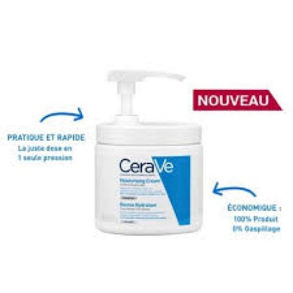 CERAVE BAUME HYDRA POT POMPE 454G