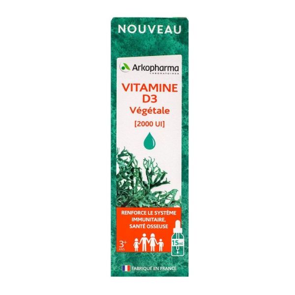 Vit D3 Veg 2000Ui 15Ml