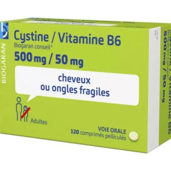 Cystine B6 Biog 500Mg 120Cp