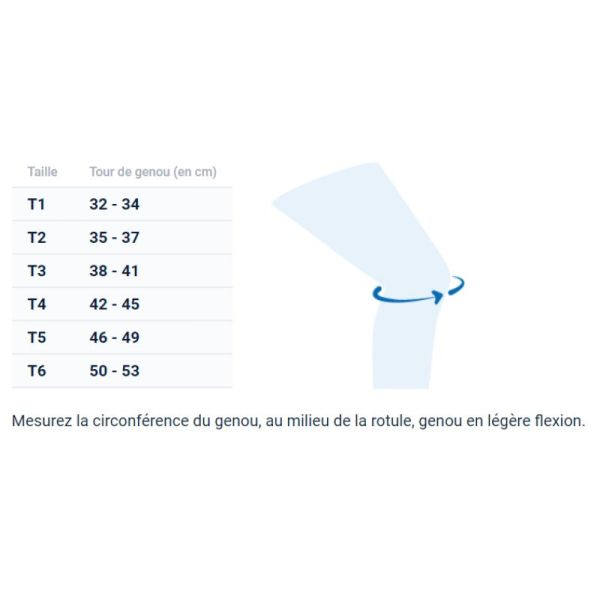 Thuasne Ligaflex genou T1 courte