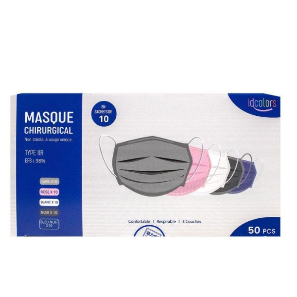 Masques Chir Couleur/50