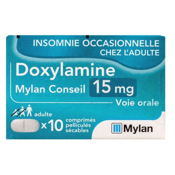 Doxylamine 15Mg 10Cp Mylan