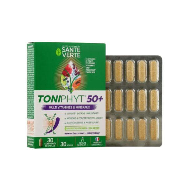 Toniphyt Multivitamines et Minéraux 50+