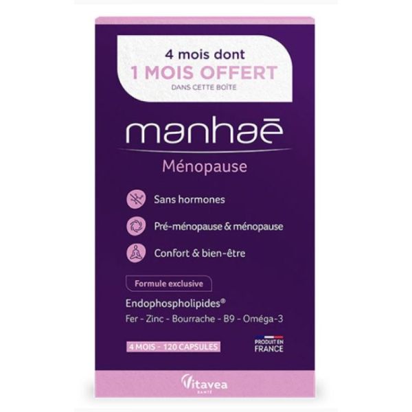 Manhaé ménopause 120 caps