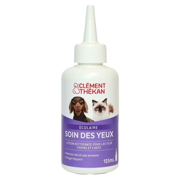 Clement soin yeux chats chiens 125mL