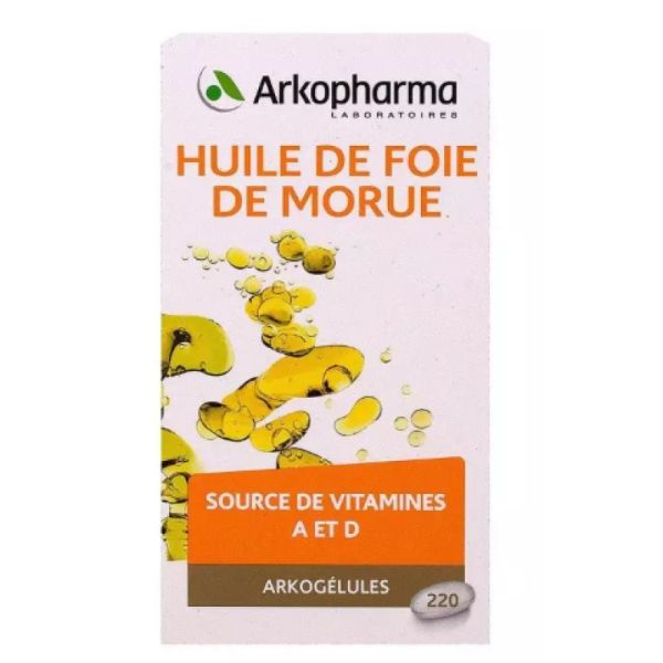 Arkopharma Huile de foie de morue 220 gélules