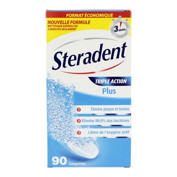 Steradent Tabl Cpr 90