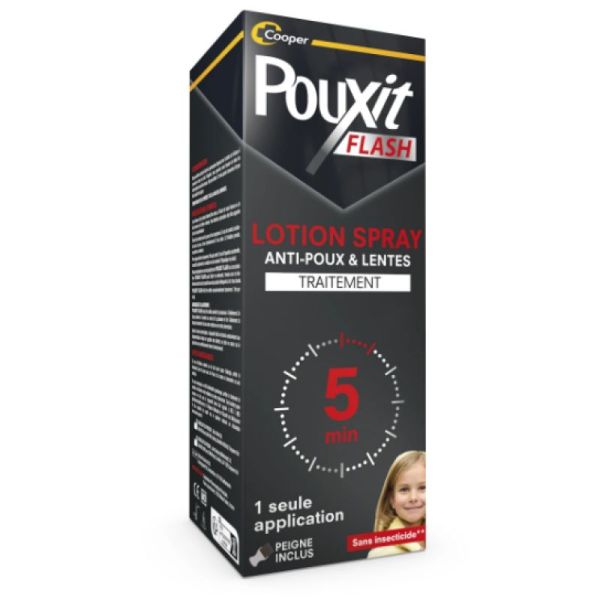 Pouxit flash lotion spray A/Poux&Lente 150Ml