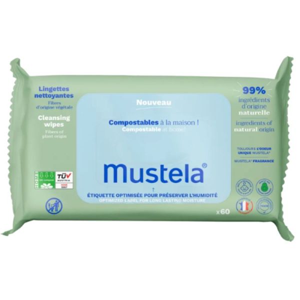 Mustela Lingettes nettoyantes x60