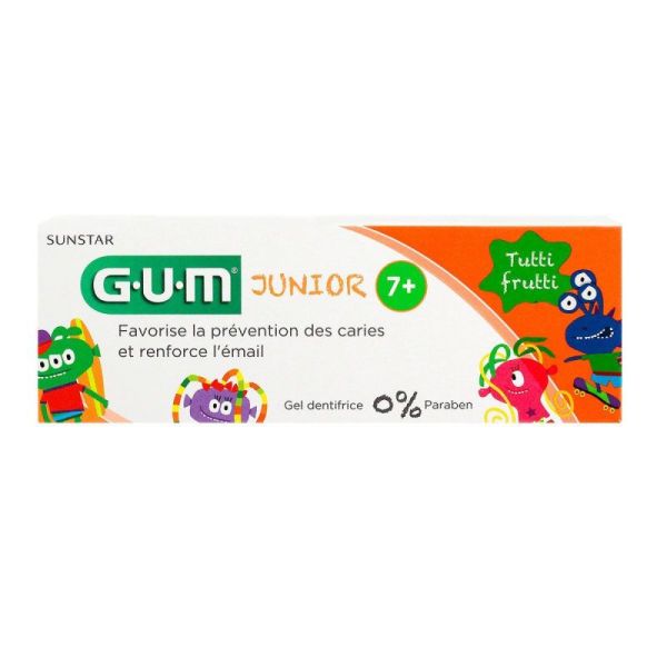 Gum Junior Dent7/12 Ans Tutti Frutti T/50Ml