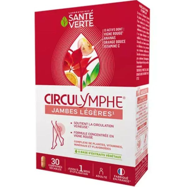 Circulymphe 30 Cp Sante Verte