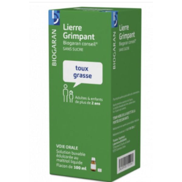 Lierre grimpant sirop tous grasse 100 ml