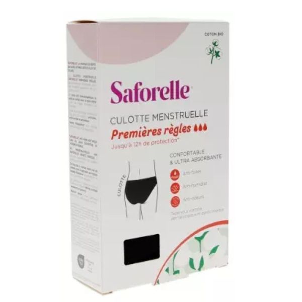 Saforelle culotte menstruelle 1er règles