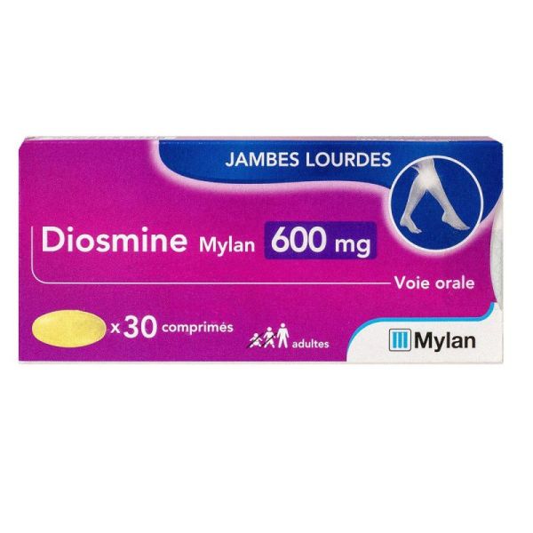 Diosmine Mylan 600Mg /30