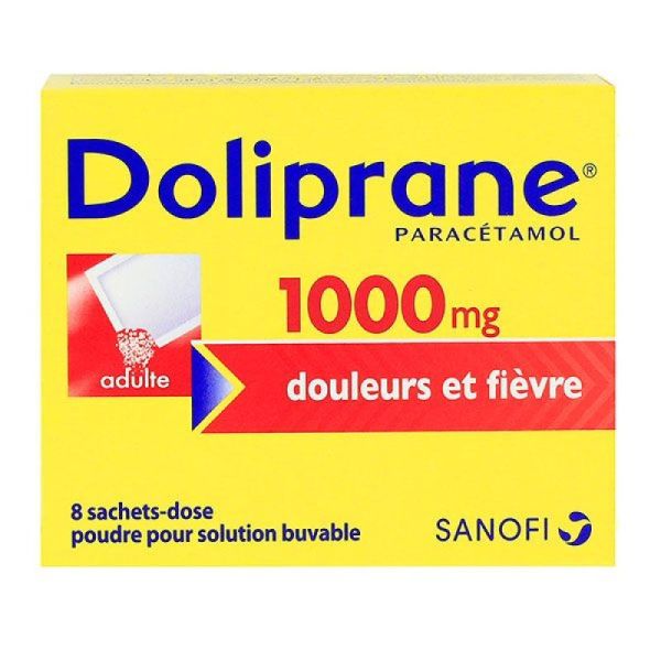 Doliprane 1000Mg Pdr Ad   Sac8