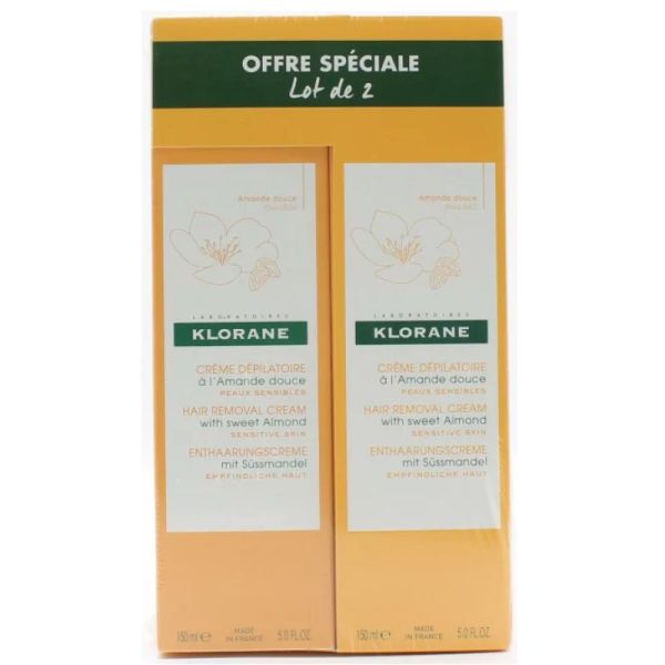 Klorane Crème dépilatoire X2 150ml