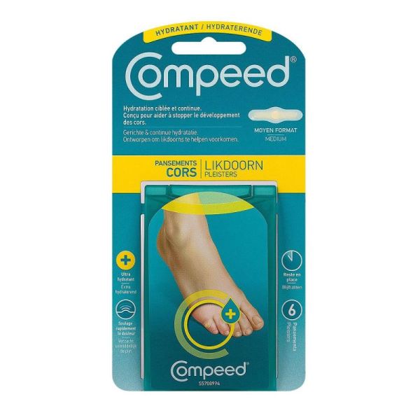 Compeed Pans Cors Hyd Bt 6