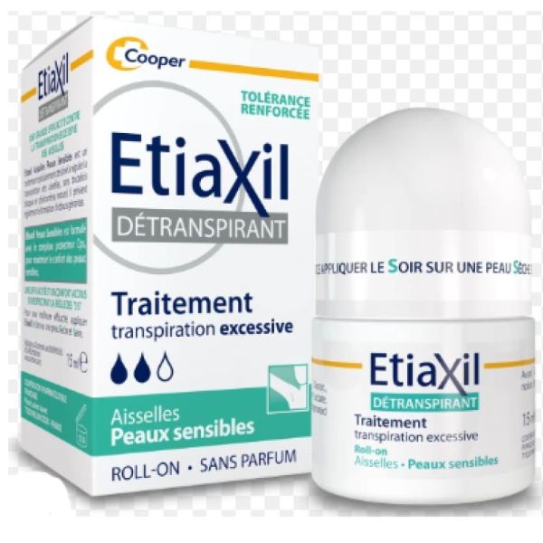 Etiaxil détranspirant aisselle peaux sensibles roll-on