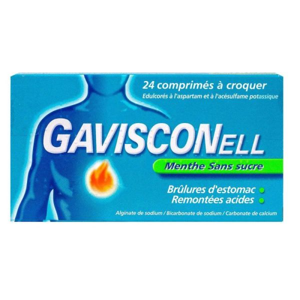 Gavisconell Cpr Menthe 24 Croq