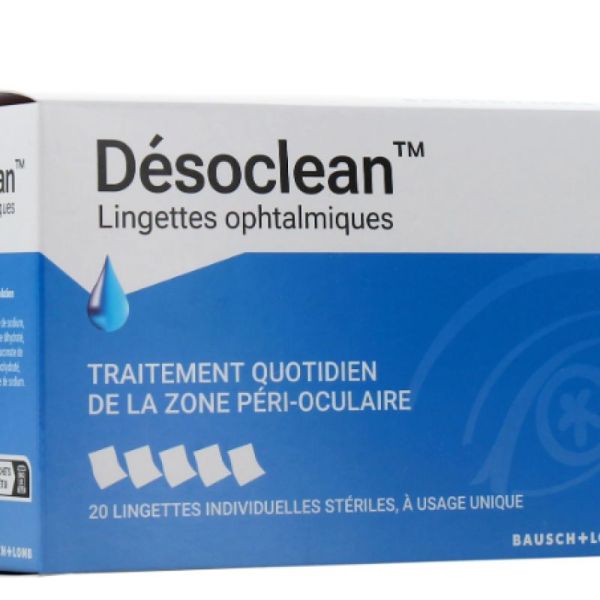 Désoclean lingettes ophtalmiques /20