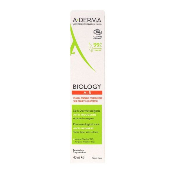 Biology AR soin anti-rougeurs dermatologique bio 40ml