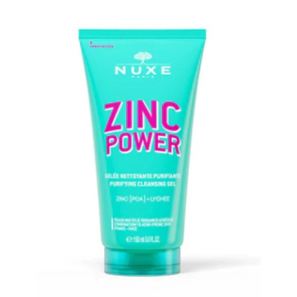 Nuxe Zinc power gelée nettoyante purifiante 150 ml