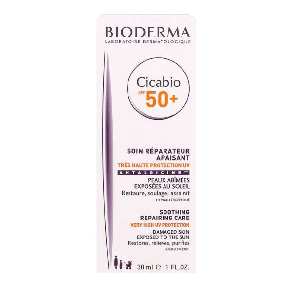 Cicabio Cr Spf50+ T 30Ml