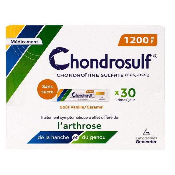 Chondrosulf 1200Mg Gel Oral S Suc 30Sach/8G