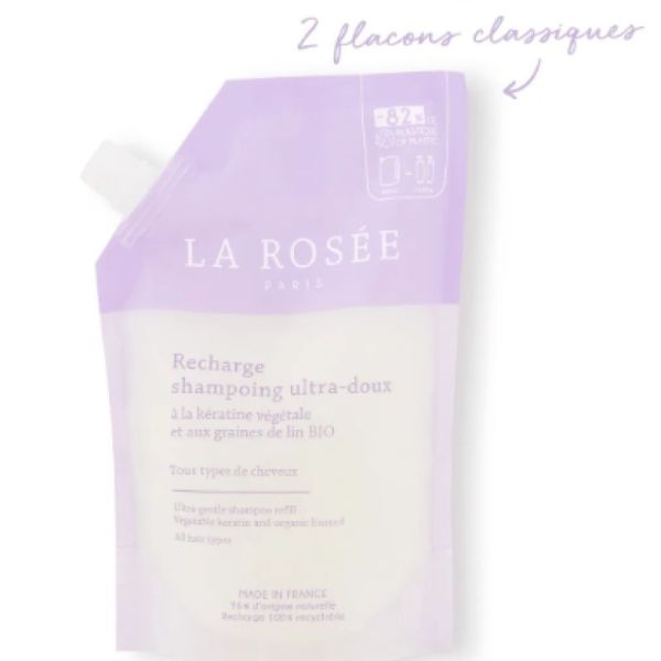 La Rosée recharge shampoing ultra doux 400 ml