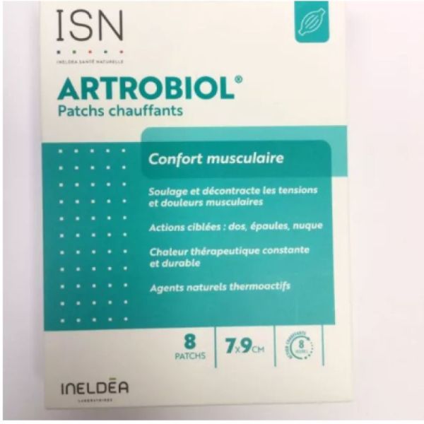 artrobiol 8 patchs chauffant