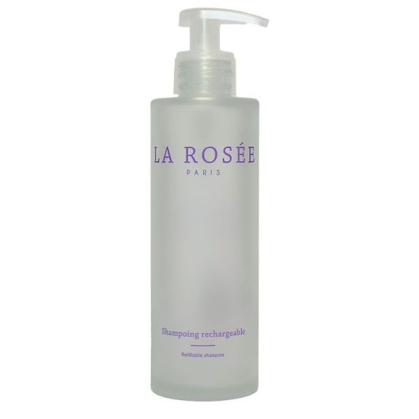 La Rosée Flacon en verre incassable shampoing rechargeable